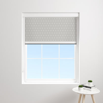 BlocOut - Blackout Sleep Shade in Grey Polka Dot